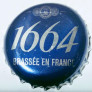 Kronkorken Kronenbourg 1664 Frankreich 2024 2020er blau 1664 Brassée en France