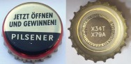 Kronkorken Warsteiner Deutschland 2022 2020er gold Jetzt öffnen und gewinnen Pilener