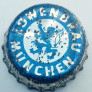 Kronkorken Löwenbräu Deutschland 1970 1970er blau Löwenbräu München