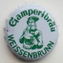 Kronkorken Gampertbräu Deutschland 2014 2010er weiß Gampertbräu Weissenbrunn