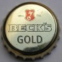 Kronkorken Beck's Deutschland 2005 2000er gold BECK`S GOLD REG. TM.
