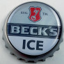 Kronkorken Beck's Deutschland 2011 2010er silber BECK`S ICE REG. TM.