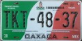 Nummernschilder / Kfz-Kennzeichen Mexiko 2009 2000er Oaxaca