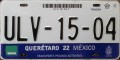 Nummernschilder / Kfz-Kennzeichen Mexiko 2008 2000er Queretaro