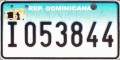 Nummernschilder / Kfz-Kennzeichen Dominikanische Republik 2003 2000er