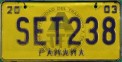 Nummernschilder / Kfz-Kennzeichen Panama 2003 2000er