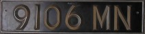 Nummernschilder / Kfz-Kennzeichen Insel Man 1906 1900er