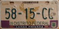 Nummernschilder / Kfz-Kennzeichen Mexiko 2002 2000er Distrito Federal