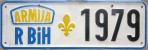 Nummernschilder / Kfz-Kennzeichen Bosnien & Herzegowina 1994 1990er