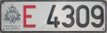 Nummernschilder / Kfz-Kennzeichen San Marino 1992 1990er