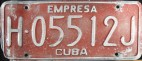 Nummernschilder / Kfz-Kennzeichen Kuba 1978 1970er