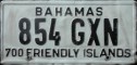 Nummernschilder / Kfz-Kennzeichen Bahamas