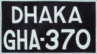Nummernschilder / Kfz-Kennzeichen Bangladesch