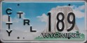 Nummernschilder / Kfz-Kennzeichen USA 2000 2000er Wyoming WY