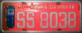 Nummernschilder / Kfz-Kennzeichen Brasilien 1969 1960er