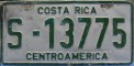 Nummernschilder / Kfz-Kennzeichen Costa Rica 1979 1970er Semitrailer