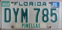 Nummernschilder / Kfz-Kennzeichen USA 1977 1970er Florida FL
