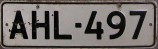 Nummernschilder / Kfz-Kennzeichen Finnland 1972 1970er