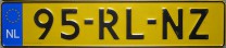 Nummernschilder / Kfz-Kennzeichen Niederlande 2000 2000er