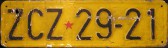 Nummernschilder / Kfz-Kennzeichen Jugoslawien 1961 1960er