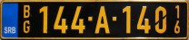 Nummernschilder / Kfz-Kennzeichen Serbien & Montenegro 2010 2010er CD