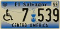 Nummernschilder / Kfz-Kennzeichen El Salvador 1999 1990er
