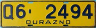 Nummernschilder / Kfz-Kennzeichen Uruguay 1993 1990er Duranzo