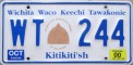 Nummernschilder / Kfz-Kennzeichen USA 1997 1990er Oklahoma OK tribe
