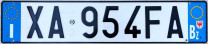 Nummernschilder / Kfz-Kennzeichen Italien 1999 1990er