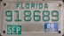 Nummernschilder / Kfz-Kennzeichen USA 1978 1970er Florida FL