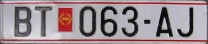 Nummernschilder / Kfz-Kennzeichen Mazedonien 1993 1990er