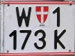 Nummernschilder / Kfz-Kennzeichen Österreich 1990 1990er