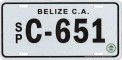 Nummernschilder / Kfz-Kennzeichen Belize 2000 2000er San Pedro